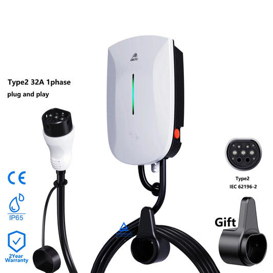 Wallbox Monofásico 7.6kW Type 2 IP54 - Carregador EV Fixo 32A - IKERO.ENERGY
