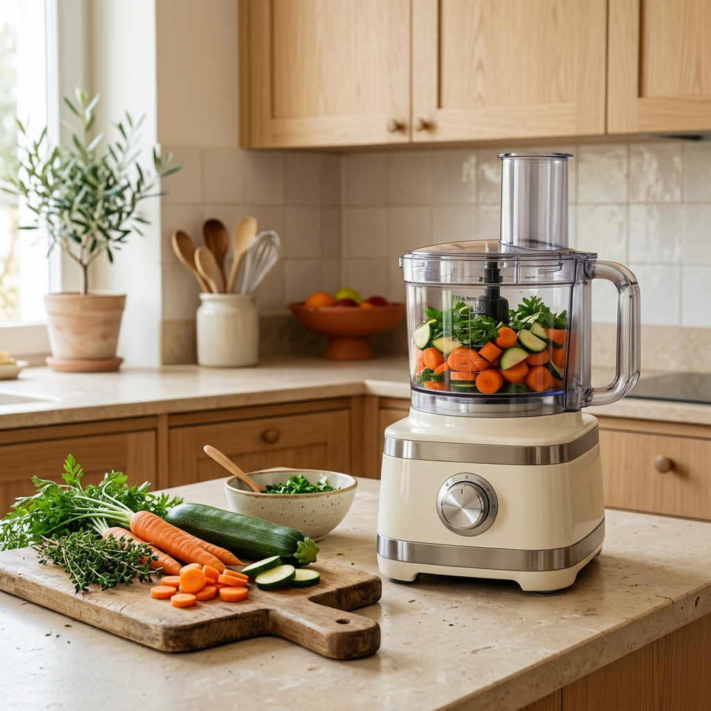 Imagem ilustrativa para Robots de cozinha em ambiente doméstico