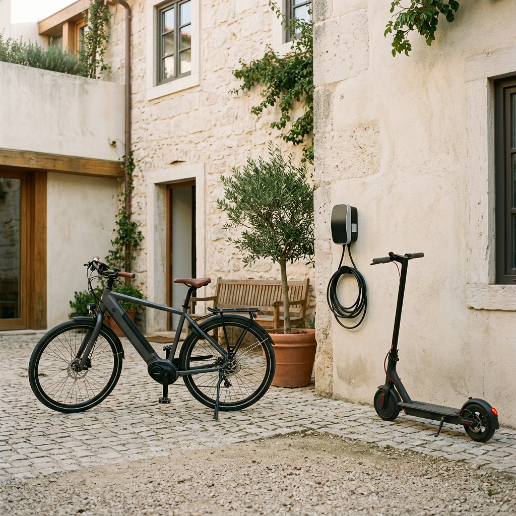 Mobilidade elétrica em ambiente residencial