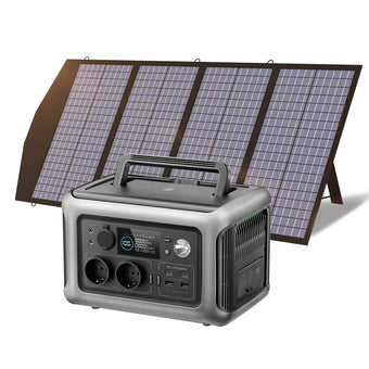 Estação de Energia ALLPOWERS R600 600W / 299Wh LiFePO4 + Painel Solar Opcional - IKERO.ENERGY