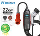 Carregador EV Portátil Khons 22kW 32A Trifásico Type 2 — Wi-Fi & App