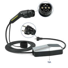 Carregador EV Portátil 3.5kW 16A - Cabo 10 Metros Incluído