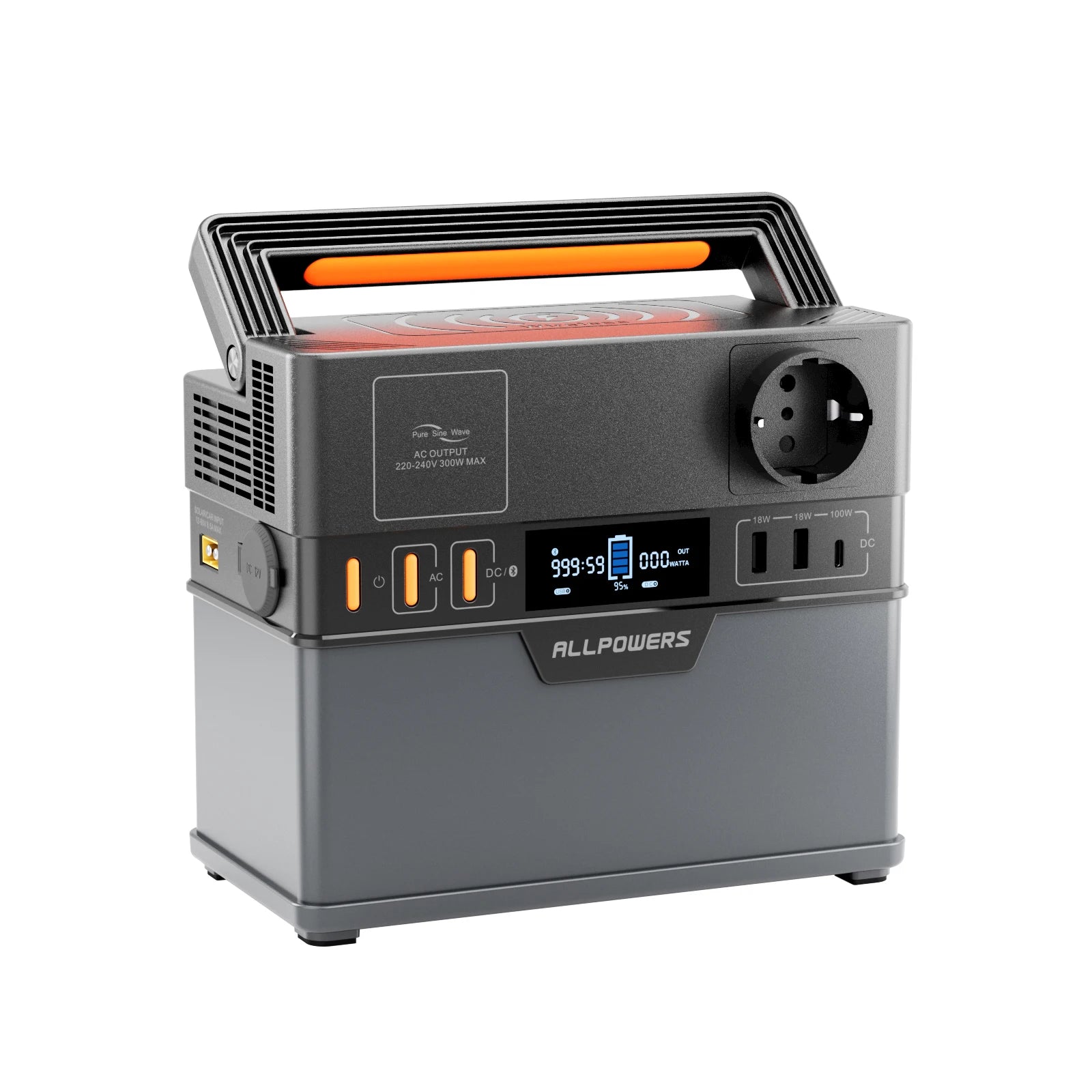 Estação de Energia ALLPOWERS S300 Plus 300W / 288Wh - Compacta e Versátil - IKERO.ENERGY