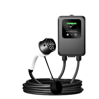 Wallbox Monofásico 7kW 32A Type 2 - Carregador EV Compacto com Ecrã LCD - IKERO.ENERGY
