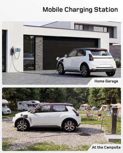 Carregador EV Portátil 7.4kW 32A Tipo 2 | APP Tuya Smart | Cabo 6m / 8m / 10m / 15m / 20m / 25m | Wi-Fi