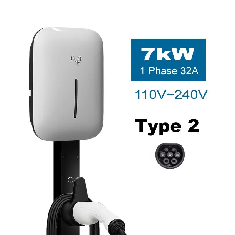 Wallbox 7kW Type 2 - Estação de Carregamento EV IP54 32A - IKERO.ENERGY