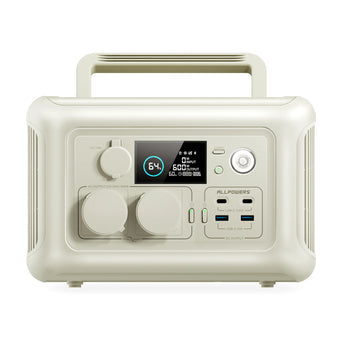 Estação de Energia ALLPOWERS R600 600W / 299Wh + Painel Portátil Opcional - IKERO.ENERGY